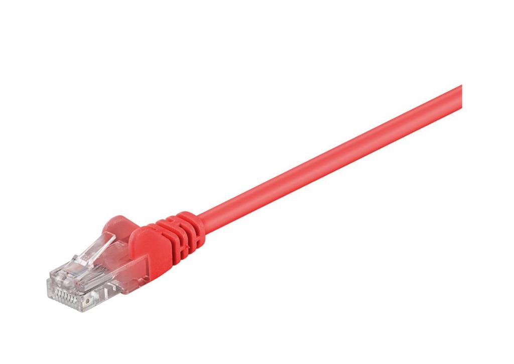MicroConnect Kabel U/UTP CAT5e 5M Rdeč PVC