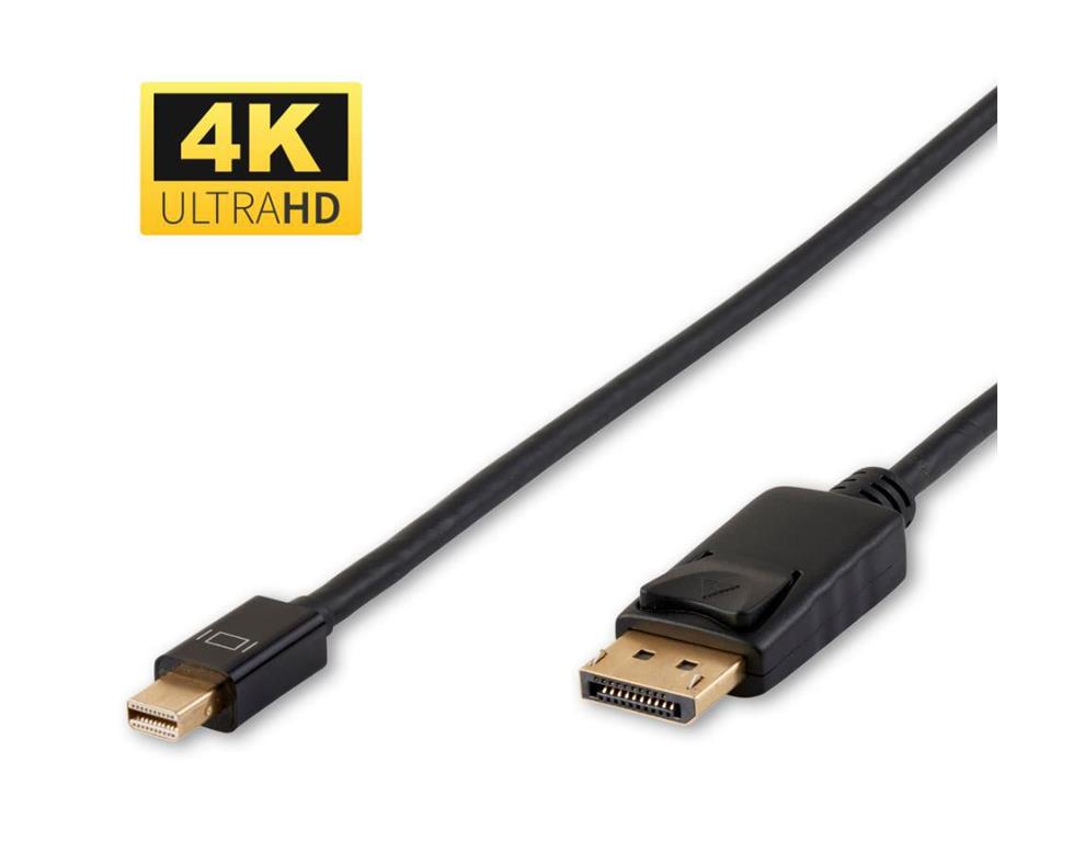 MicroConnect 4K Mini Displayport - DP Kabel 1m