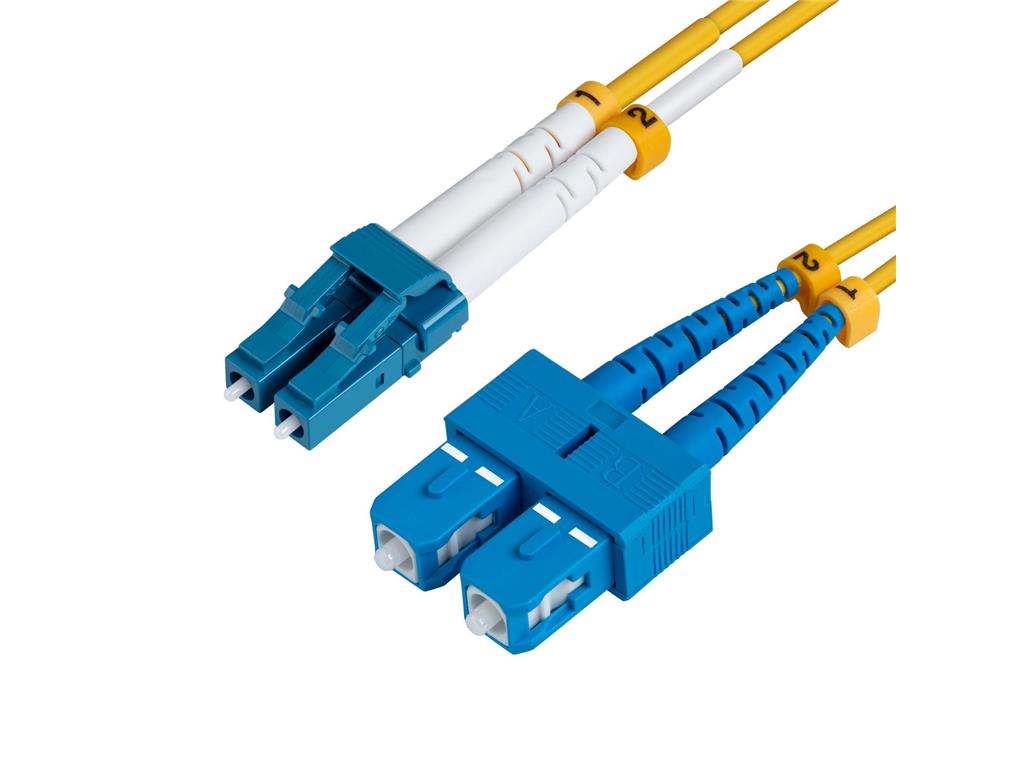 MicroConnect Patch Kabel - LC/UPC-SC/UPC 0.5m OS2