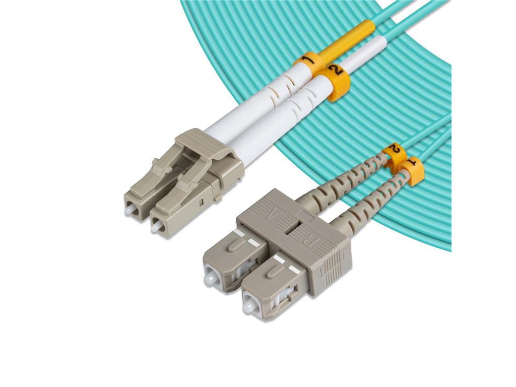 MicroConnect Patch Kabel - LC/UPC-SC/UPC 0.5m OM3