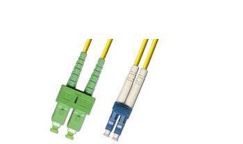 MicroConnect Patch Kabel - SC/APC-LC/UPC 10m OS2