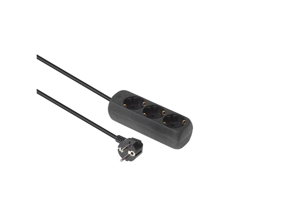 MicroConnect Razdelilnik 3 vtičnice Schuko 3m