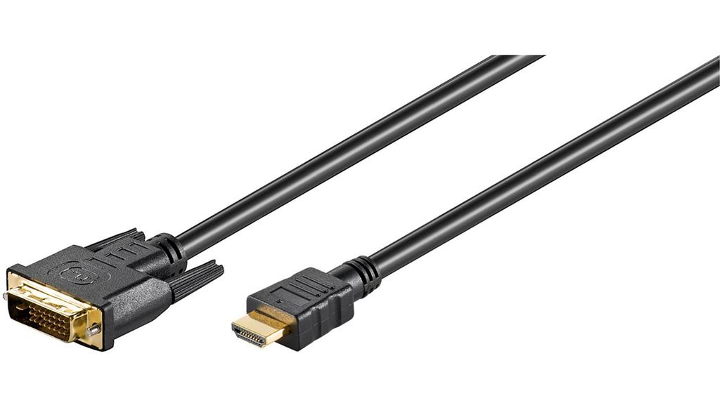  Kabel HDMI 19 - DVI-D M-M