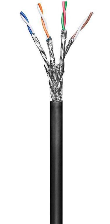 MicroConnect Kabel S/FTP CAT6 Zunanji 100m Črn