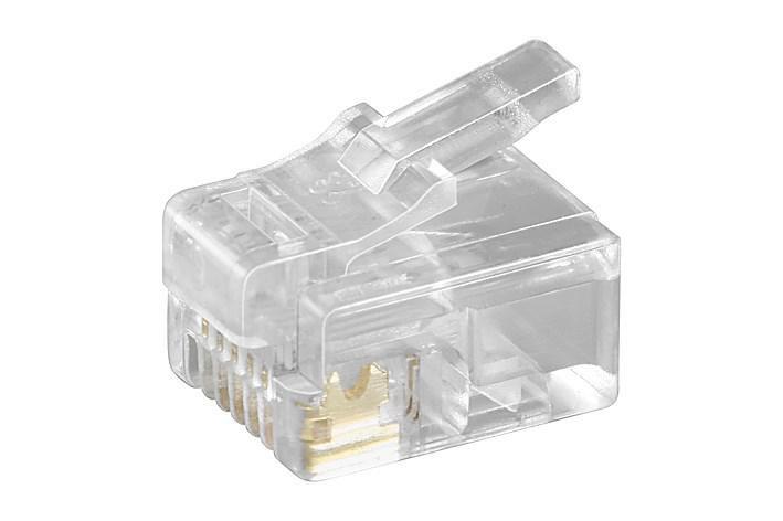 MicroConnect Modularni vtič RJ12 6P6C, 10pcs