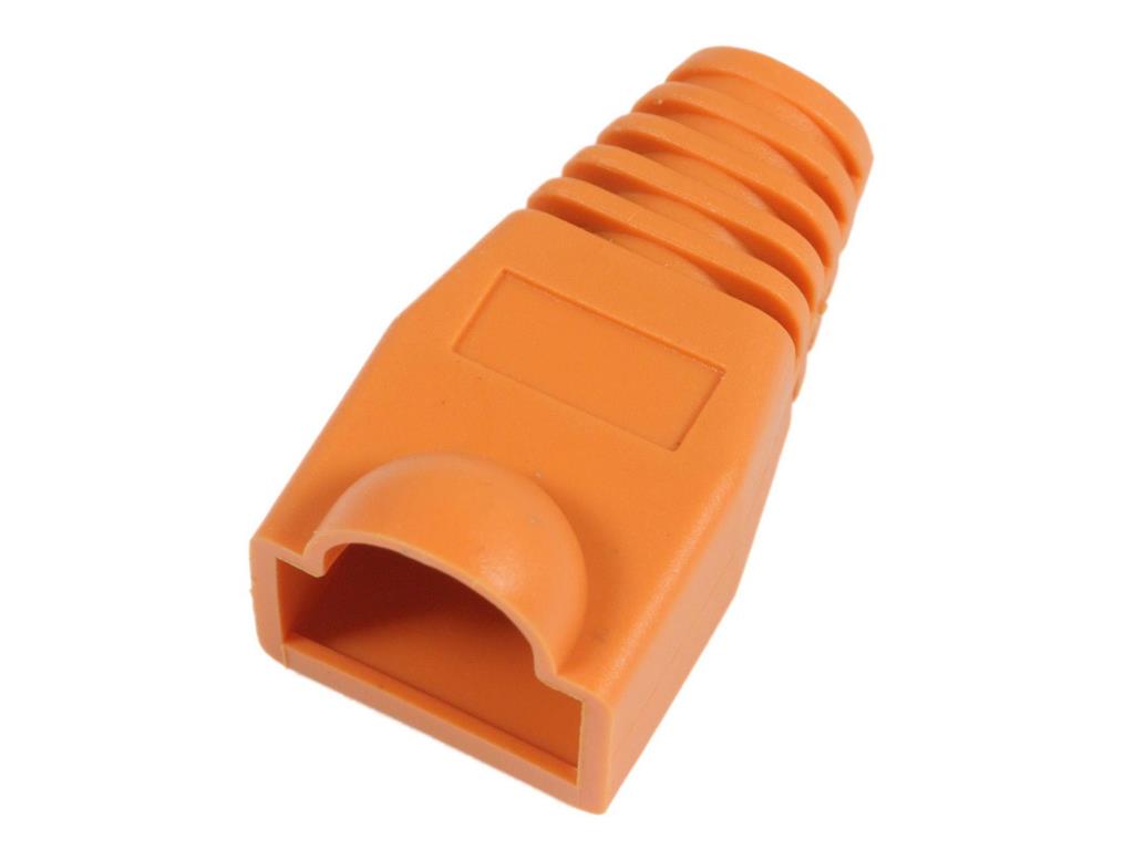 MicroConnect Zaščitna kapica za RJ45 oranžna, 50 kos