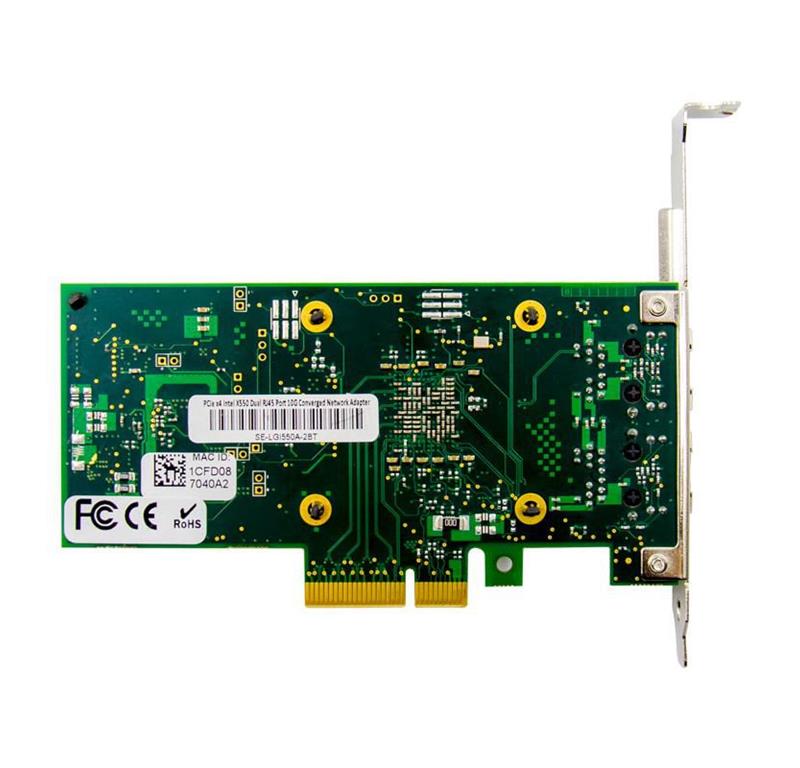 MicroConnect PCIe x4 Dual RJ45 10 GbE X550