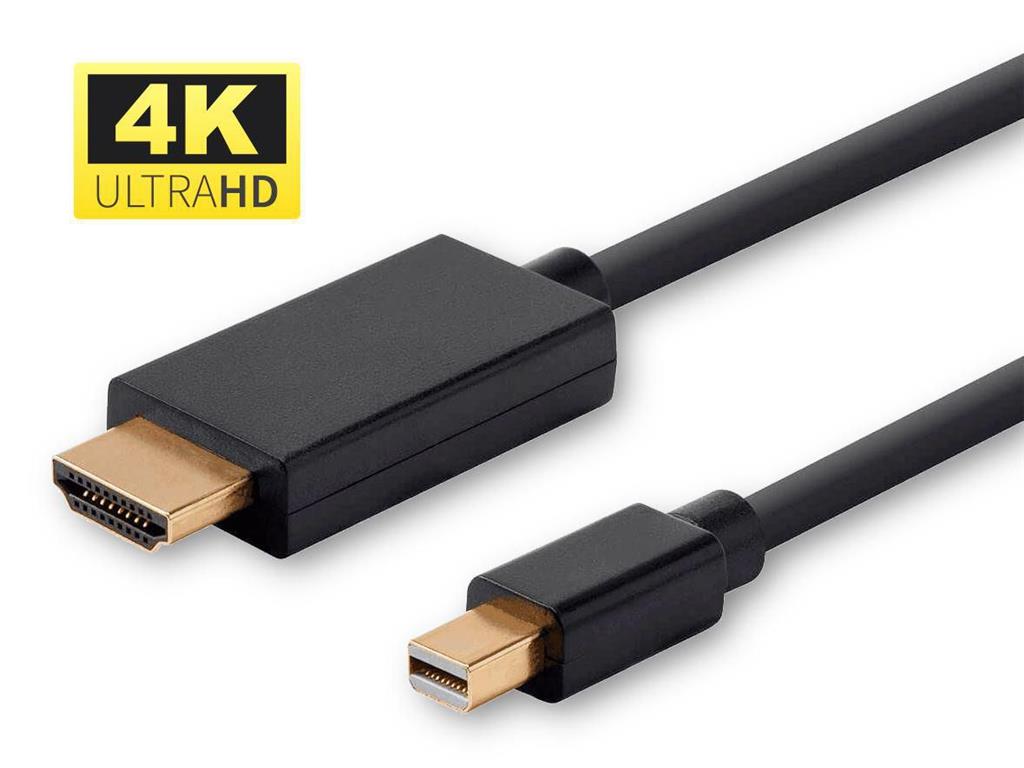 MicroConnect Kabel 4K Mini Displayport - HDMI 2m