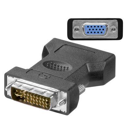 MicroConnect Adapter DVI-I - VGA M-F