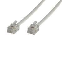 MicroConnect Kabel Modular raven RJ12 6C/6P 5m