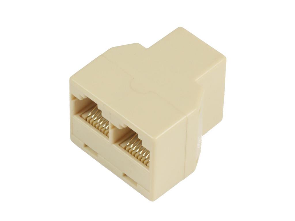 MicroConnect Adapter RJ45 - 2xRJ45 F-F
