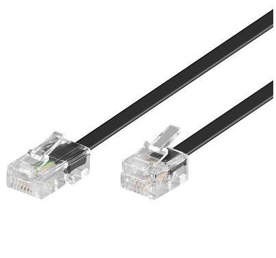 MicroConnect Kabel RJ11-RJ45 15M M/M Črn