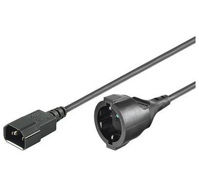 MicroConnect Kabel napajalni C14 -Schuko M-F 2m