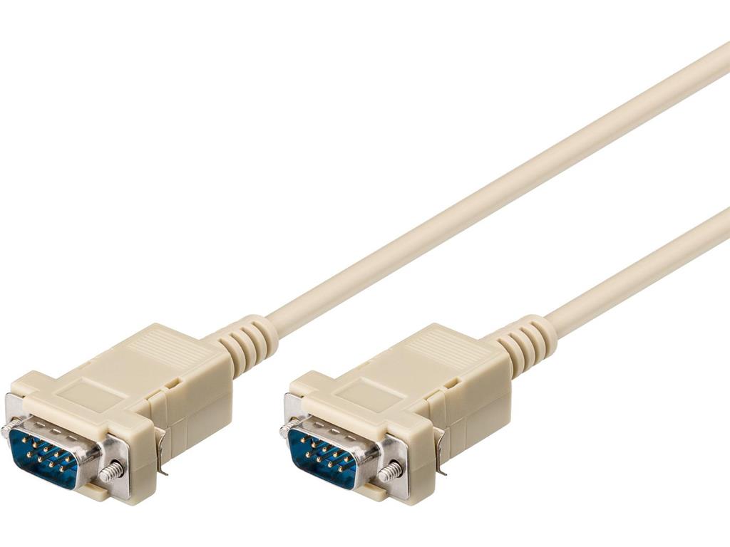 MicroConnect Kabel D-SUB/RS-232 - D-SUB/RS-232 2m