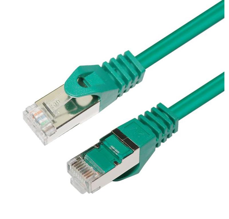 MicroConnect CAT7 S/FTP Omrežni Kabel 1,5m, Zelen