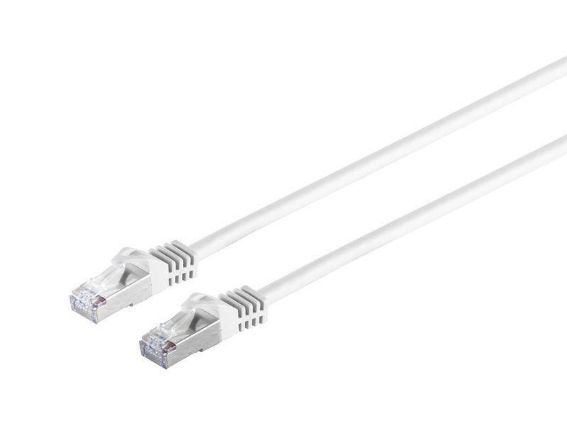 MicroConnect CAT7 S/FTP Omrežni Kabel 1m, Bel