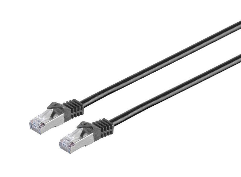 MicroConnect CAT7 S/FTP Omrežni Kabel 5m, Črn