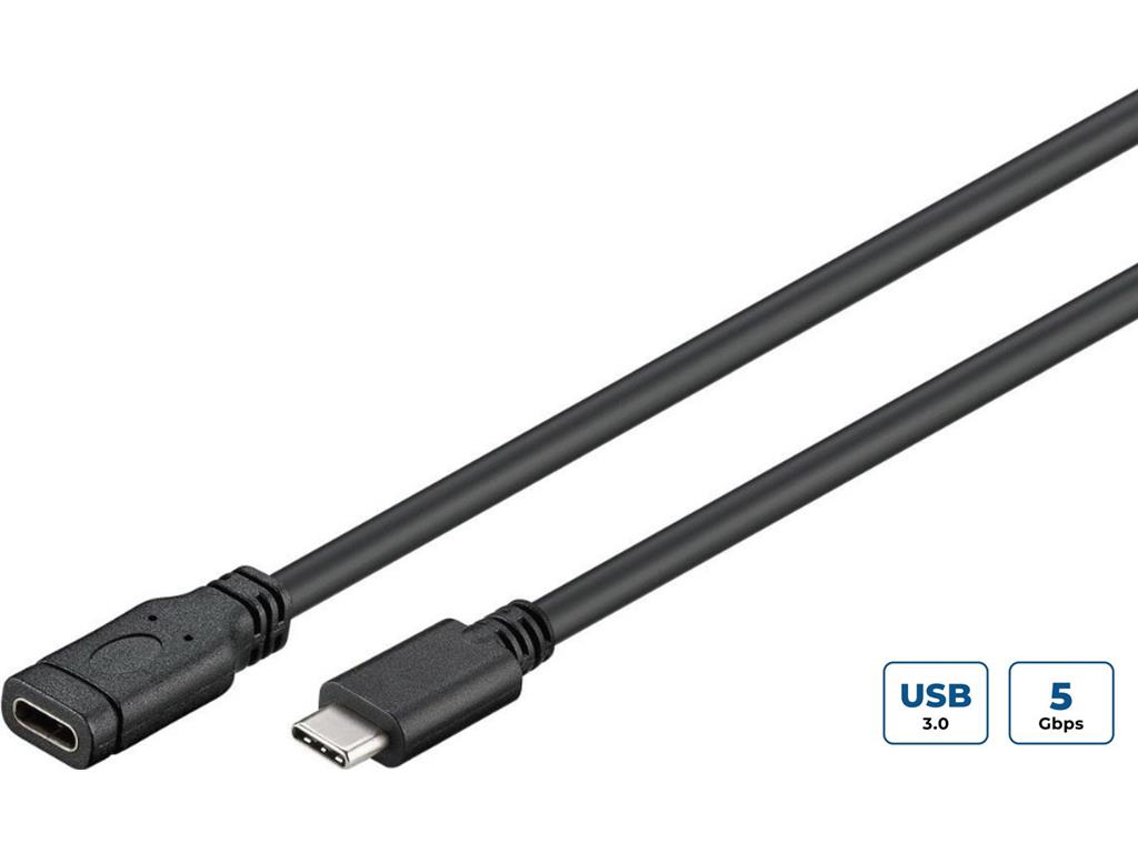 MicroConnect Kabel USB-C 3.2 Gen 1, 1m