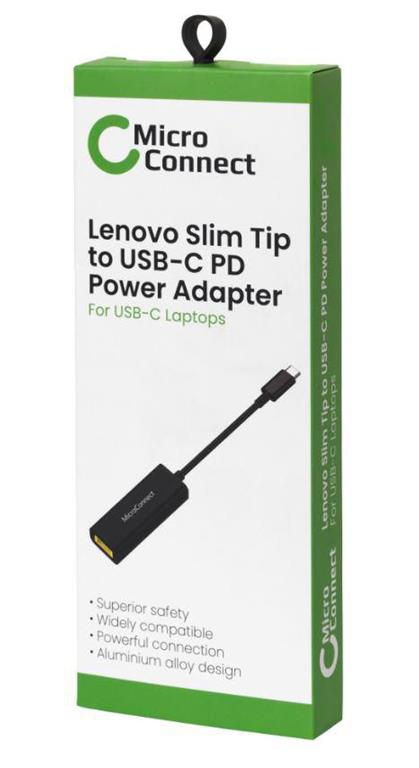 MicroConnect Adapter USB-C - kvadraten Lenovo vtikač
