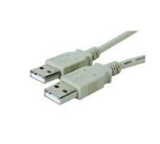 MicroConnect Kabel USB2.0 A-A 1m M-M, Siv
