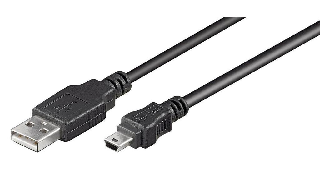 MicroConnect Kabel USB A - Mini USB B 5P 1.8m M-M