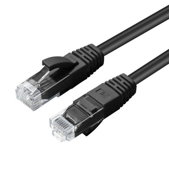MicroConnect Kabel U/UTP CAT5e 1M Črn PVC
