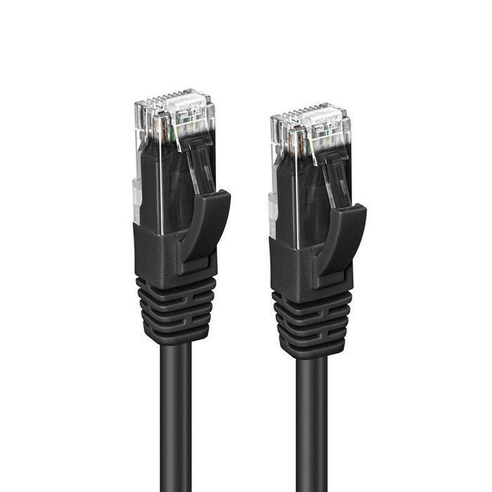 MicroConnect Kabel U/UTP CAT5e 1M Črn PVC