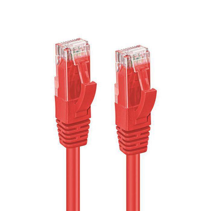 MicroConnect Kabel U/UTP CAT5e 20M Rdeč PVC