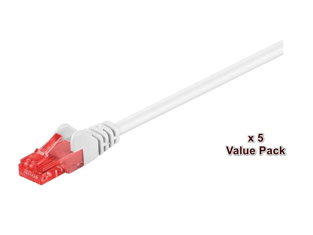 MicroConnect Kabel U/UTP CAT6 15M Bel 5 PACK