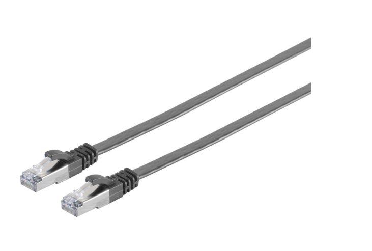 MicroConnect Kabel U/FTP CAT6A 2M Črn ploščat