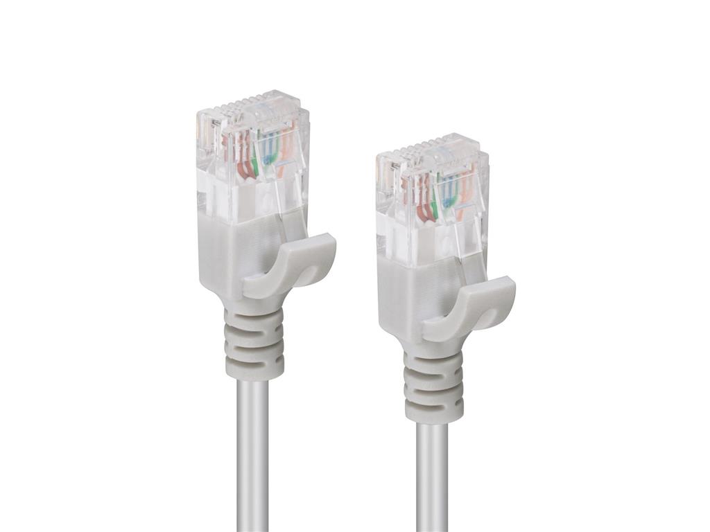 MicroConnect Kabel U/UTP CAT6A tanek 3M Siv