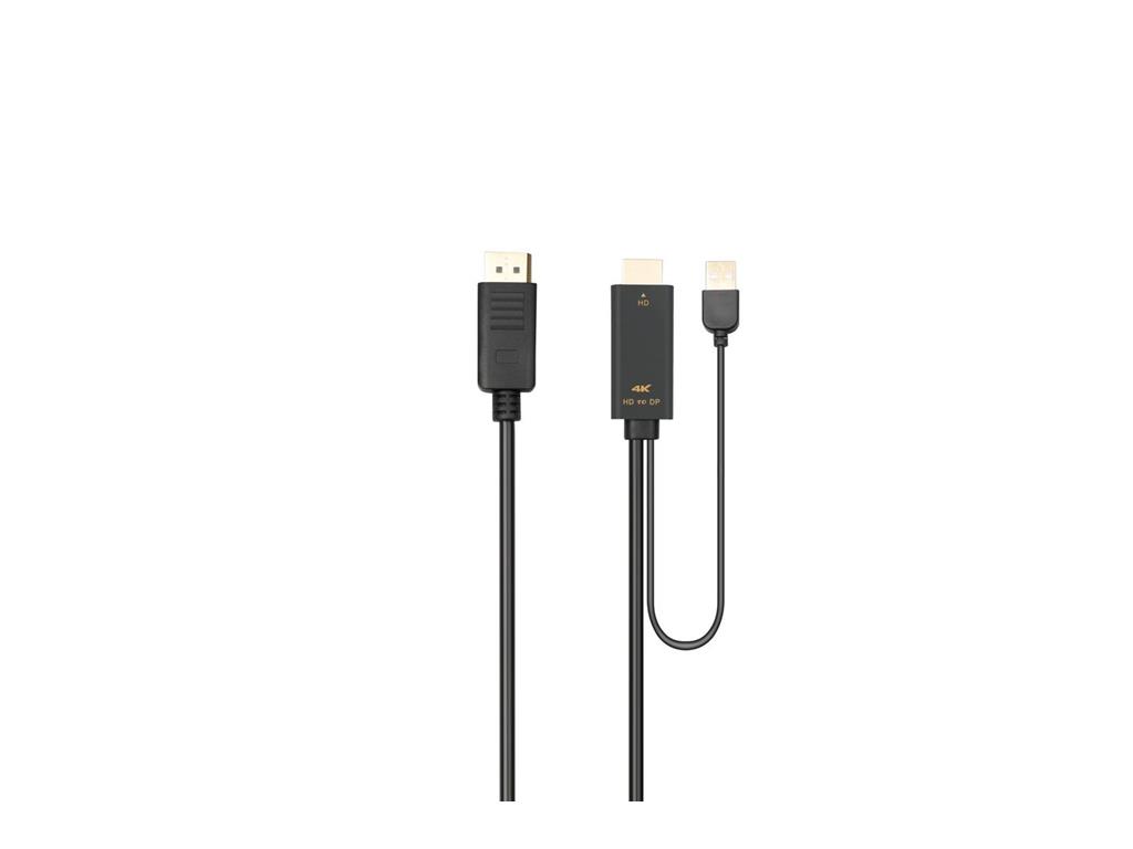 MicroConnect Kabel HDMI - DisplayPort adapter, 1m