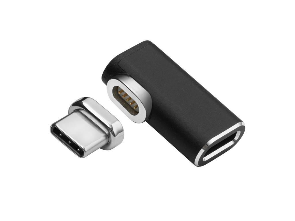 MicroConnect Kabel Magnetic USB-C Adapter 90°