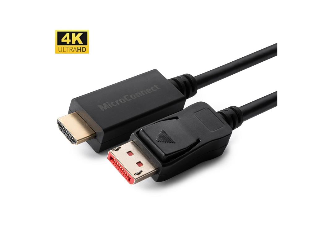 MicroConnect Kabel 4K Displayport 1.4 - HDMI 2.0