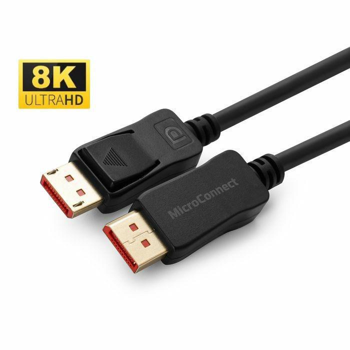 MicroConnect Kabel 8K DisplayPort 1.4, 5m