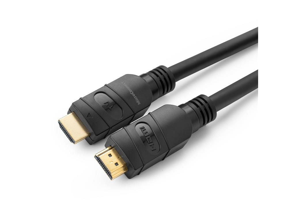 MicroConnect HDMI Kabel 4K Active, 15m z amplifier