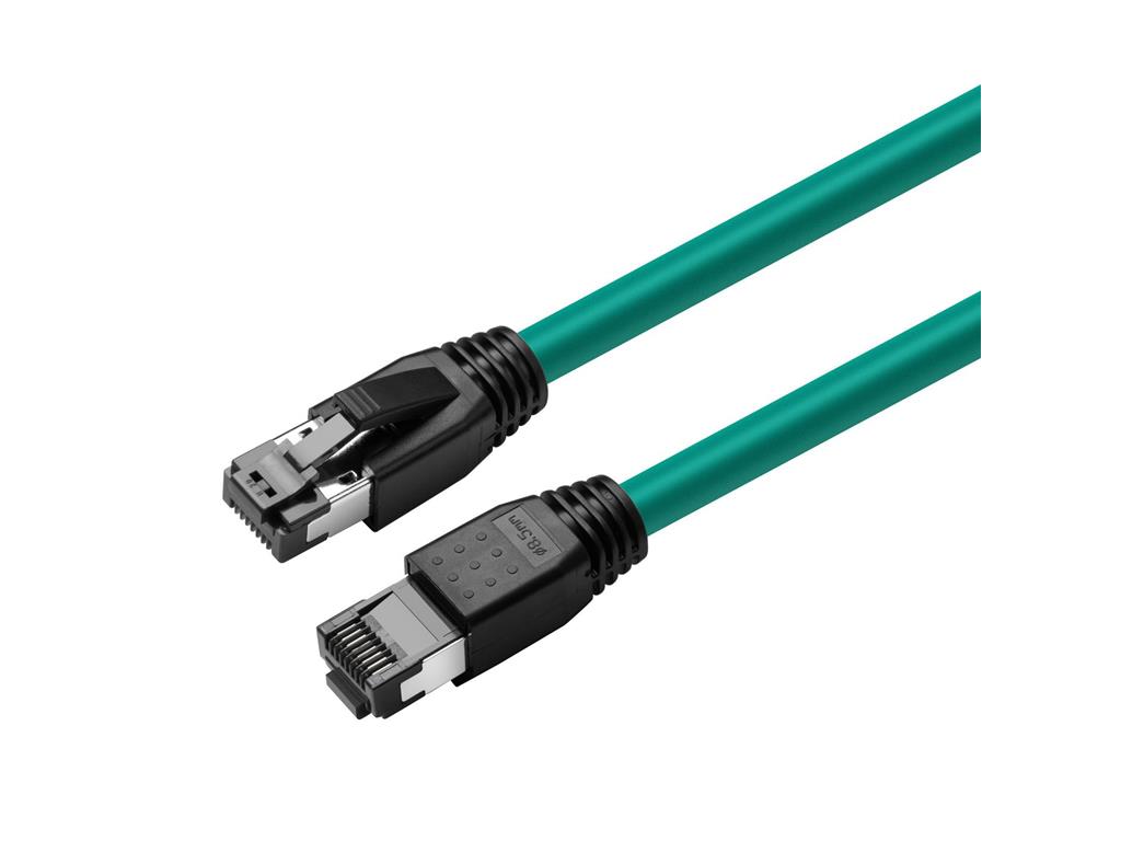 MicroConnect Kabel CAT8.1 S/FTP 0,50m Zelen