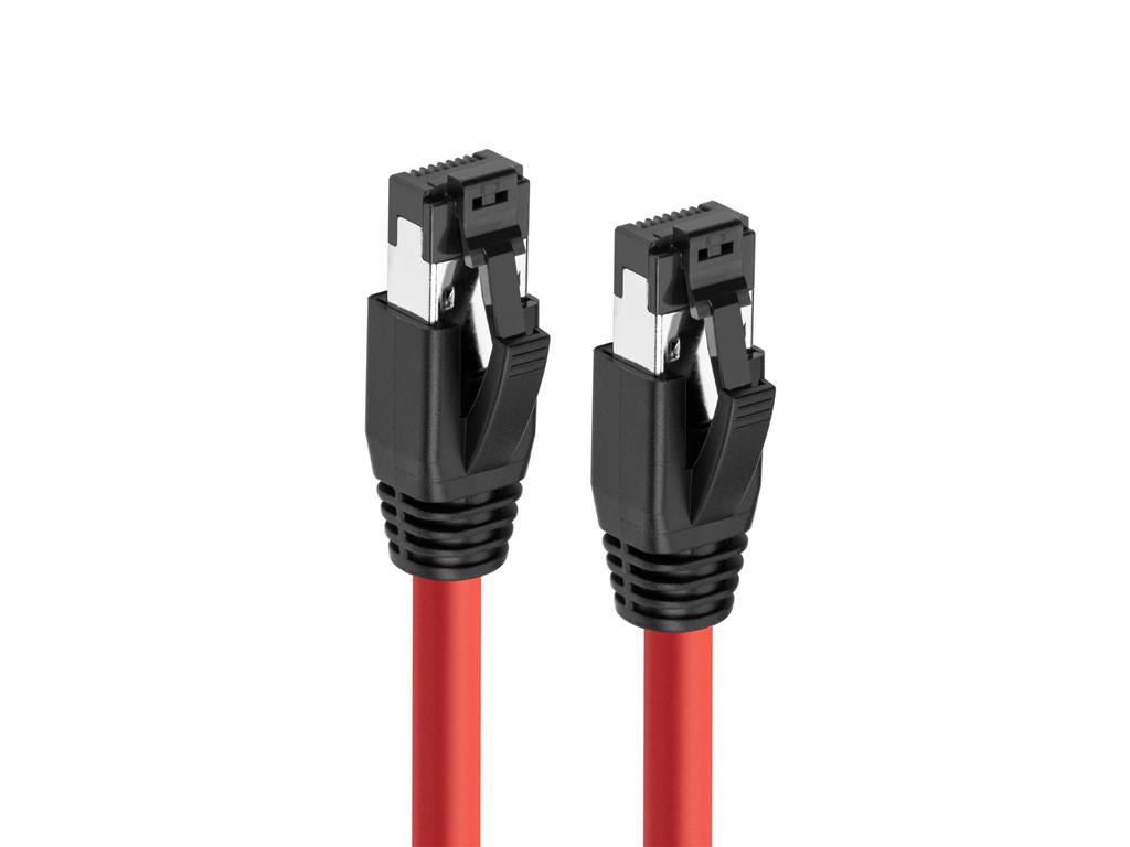 MicroConnect Kabel CAT8.1 S/FTP 2m Rdeč