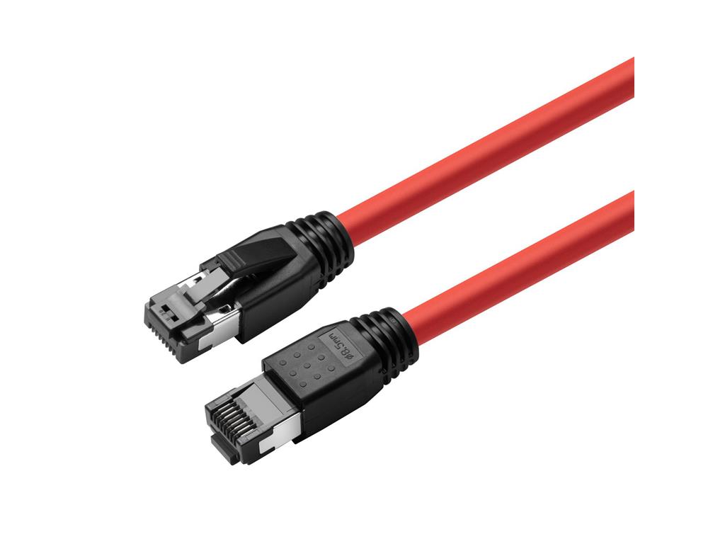 MicroConnect Kabel CAT8.1 S/FTP 5m Rdeč