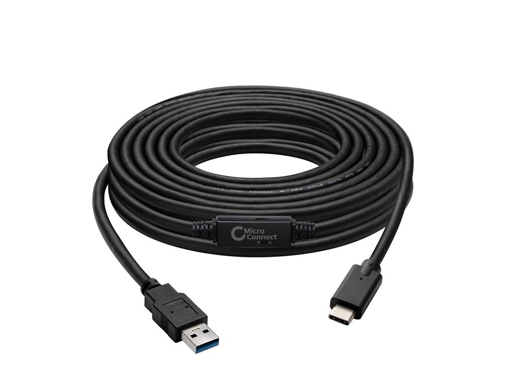 MicroConnect Kabel USB 3.2 Gen 1 A - USB-C Gen1 - 5m