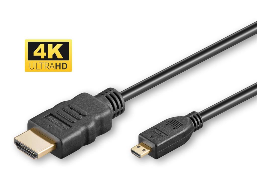 MicroConnect HDMI 1.4 A-D Kabel, 2m