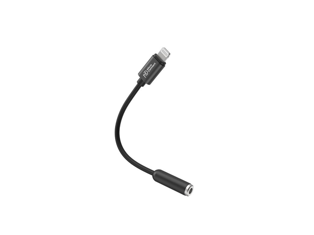MicroConnect Adapter kabel Lightning - 3.5mm, 0,1m