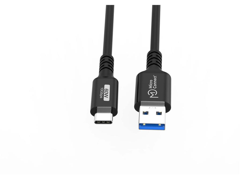 MicroConnect Premium kabel USB C-A 3.2 Gen2 0,5m