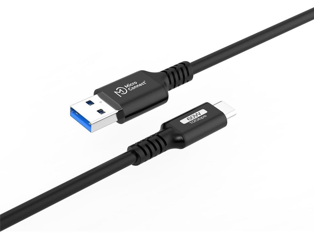 MicroConnect Premium kabel USB C-A 3.2 Gen2 2m