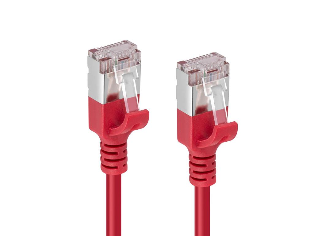 MicroConnect Kabel CAT6A U-FTP LSZH, 10m, Rdeč