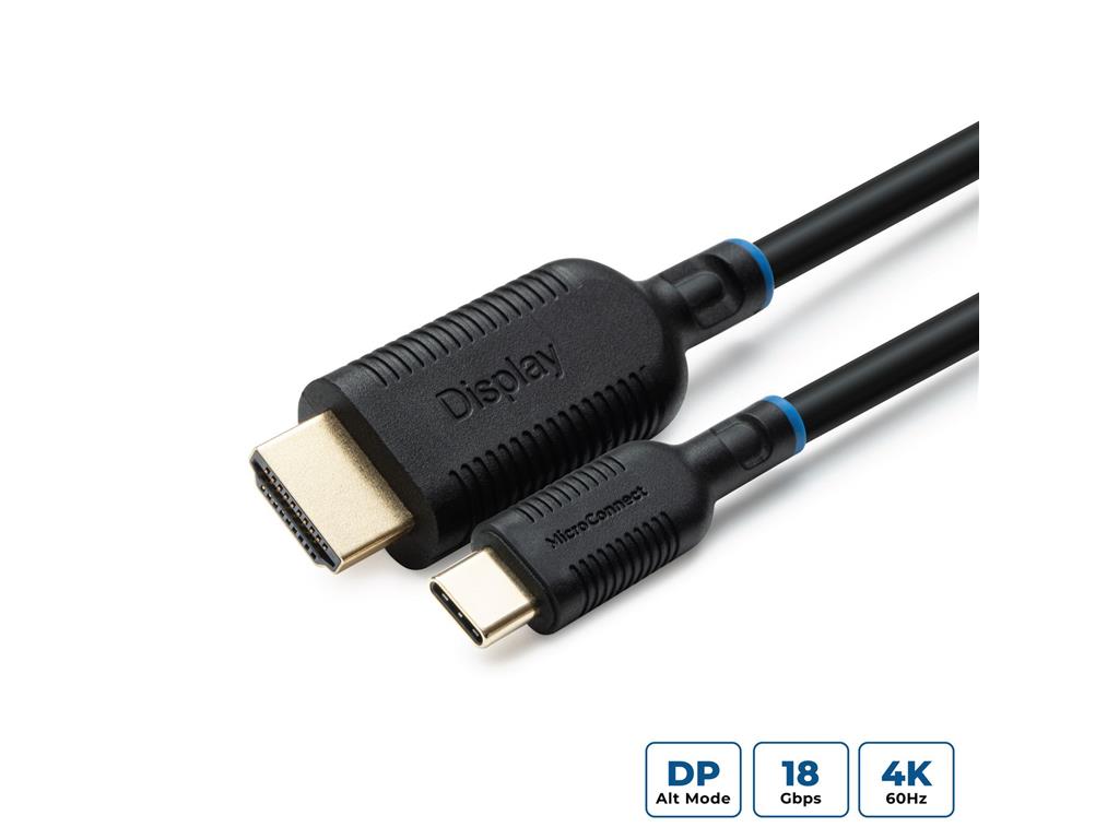 MicroConnect Kabel USB-C - HDMI 5m