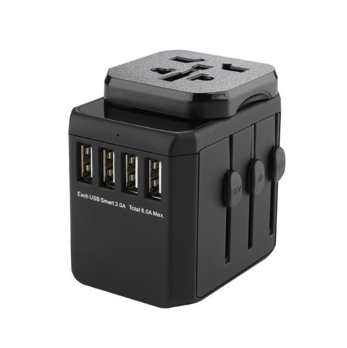 MicroConnect Potovalni adapter Adapter, 4 USB A