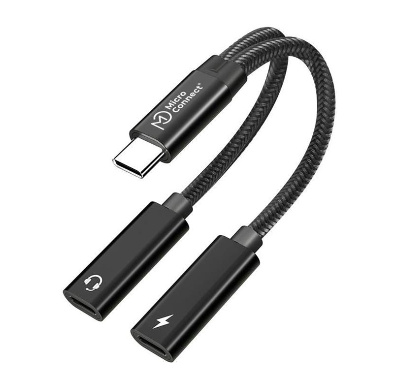 MicroConnect Adapter USB-C - USB-C PD in USB-C F