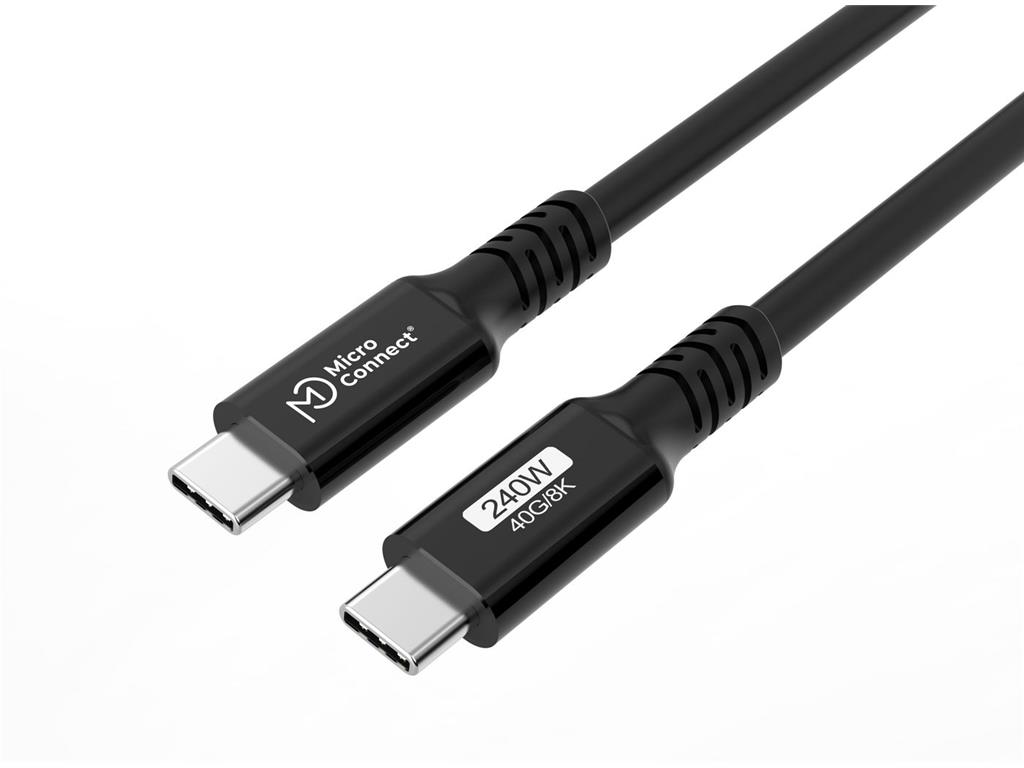 MicroConnect Premium kabel USB C-C USB4 Gen3x2, 0,5m