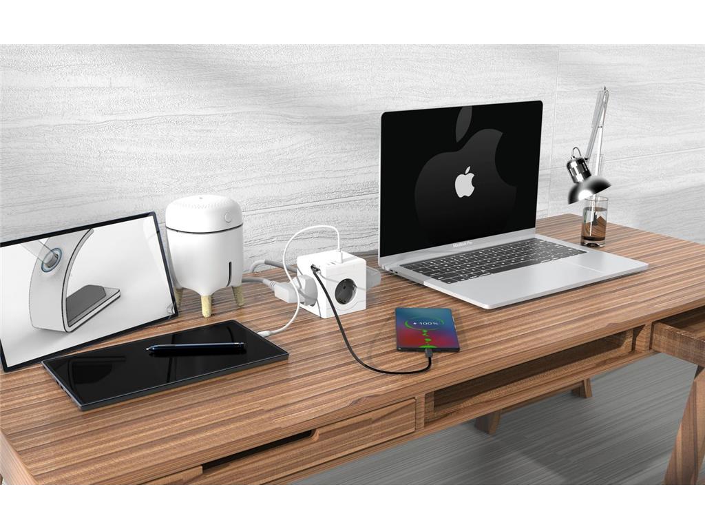 MicroConnect Razdelilnik Power Cube, 3 vtičnice